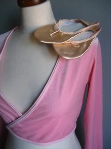 Bloch Rosa Satén Suela Dividida Prolite II 5 B Zapatos S0238 BALERA WRAP Cárdigan Rosa - Imagen 1 de 9