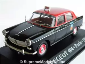 PEUGEOT 404 MODELLAUTO PARIS TAXI 1962 FRANZÖSISCH MASSSTAB 1:43 IXO ROT/SCHWARZ FRANKREICH T3 - Bild 1 von 4