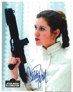 Autógrafo de Carrie Fisher autógrafo Star Wars Star Wars Star Wars - Imagen 1 de 1