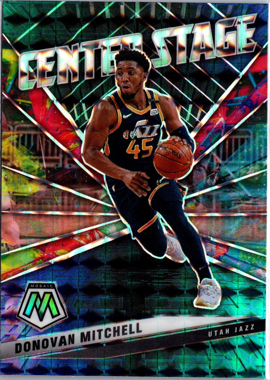 2020 Mosaic Donovan Mitchell Center Stage Mosaic Utah Jazz