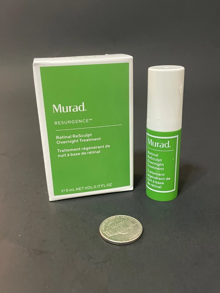 MURAD “RESURGENCE” : RETINOL OVERNIGHT TREATMENT .17 fl oz / Sample - Image 1 of 1