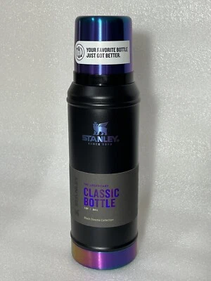 Stanley NEGRO Chroma Clásico Legendario Botella 1.0 QT Termo RARO NUEVO Foto 1 de 4