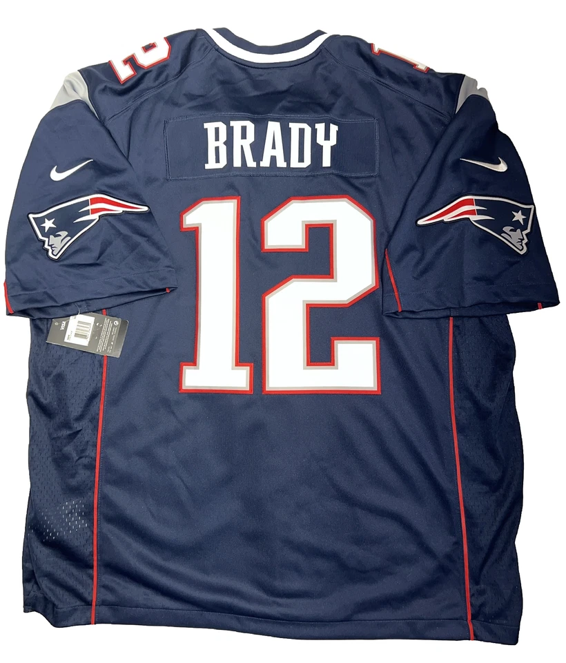 Tom Brady Size 3XL Mens New England Patriots Navy Limited Nike Jersey