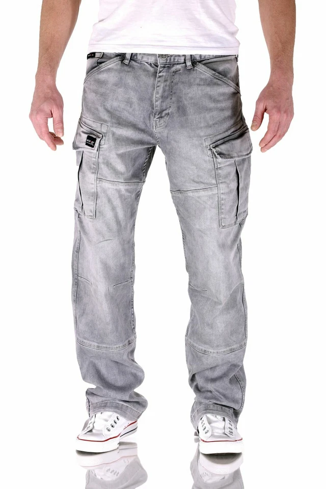 Big Seven Brian Cargo Herren Jeans Comfort Fit Hose - verschiedene Waschungen - Bild 1 von 1