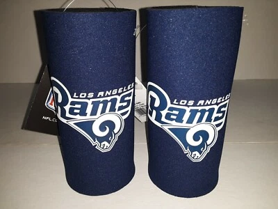 洛杉矶公羊队 NFL 2 件装超薄罐 Koozie 冷藏拥抱器 — 第 1/2 张图片