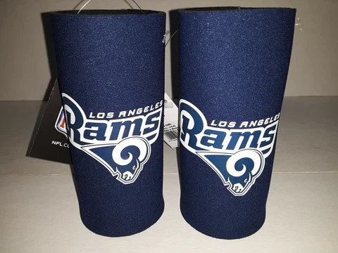 Los Angeles Rams NFL 2 pack Ultra Slim Can Koozie cooler hugger Cover