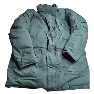 Parka aislante de plumón de ganso verde grande 3630 vintage LL Bean para hombre - Imagen 1 de 10