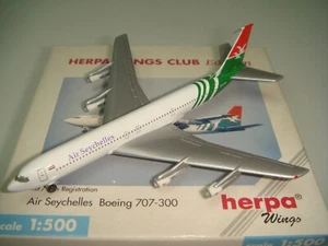 Herpa Wings 500 Air Seychelles B707-300 "1990s color" 1:500 OG - Picture 1 of 1