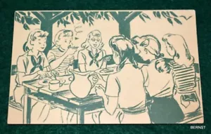 Postal Girl Scout 1941 vintage - envío gratuito - Imagen 1 de 3