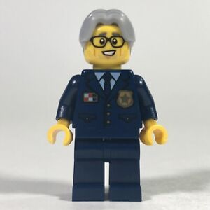 LEGO City Police Chief Wheeler Minifigure Police Station 60246 Jail Cop Boss