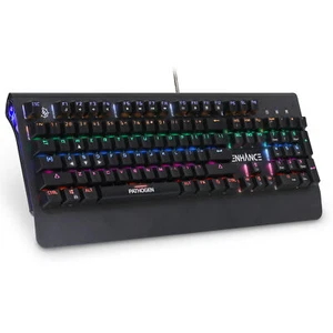 ENHANCE Gaming Keyboard with Blue Mechanical Switches - Pathogen 2 - Picture 1 of 9