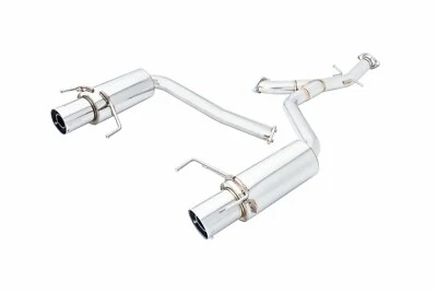 MEGAN RACING AXLE BACK EXHAUST W/ DUAL 4" SS TIPS FOR 06-13 LEXUS IS250 / IS350 - Image 1 of 2