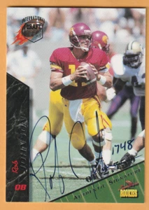 Rob Johnson USC Trojans AUTO 1995 Signature Rookies International 3L - Imagen 1 de 2