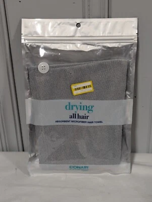 Toalla de secado de microfibra Conair para todo el cabello Foto 1 de 2