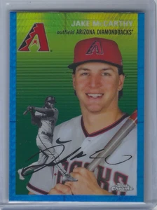 Topps 2023 cromo platino - #187 Jake McCarthy refractor prisma azul Dbacks - Imagen 1 de 2