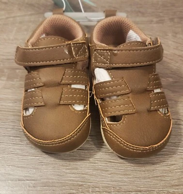 Stride Rite-unisex niño pequeño Kelly sandalias marrón talla S (6-12 m) Foto 1 de 4