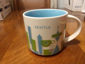 2015 Starbucks You Are Here Seattle 14ozs Mug - Picture 1 of 6