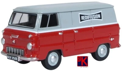 Oxford 76FDE015 Ford 400E Rediffusion Van 1/76th Echelle 00 Jauge avec Étui T48 - Photo 1/4
