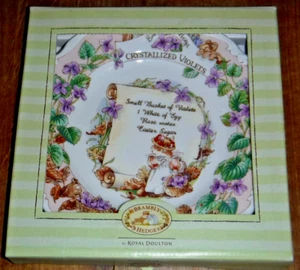 Royal Doulton Brambly Hedge Rezeptteller ~ kristallisierte Veilchen ~ verpackt ~ neuwertig - Bild 1 von 5