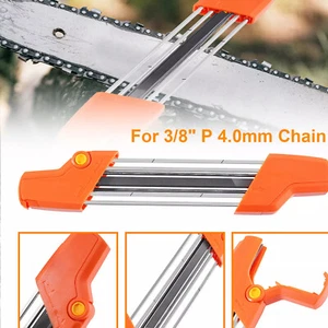 2 In 1 Easy File Chainsaw Sharpener For Stihl 3/8" LP Chain 4.0mm Portable - Picture 1 of 11