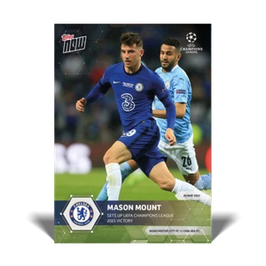 UCL Mason Mount 2020-21 Topps Now #79 Chelsea F.C. Ejecución de impresión /2299 SP! - Imagen 1 de 2