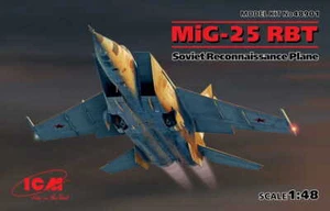 Avión de reconocimiento soviético ICM 48901 - 1:48 MiG-25 RBT - Imagen 1 de 7
