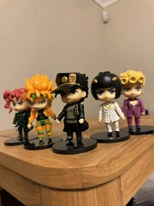 Jojo’s Bizzare Adventure Figure Bundle Cute Chibi Jotaro Dio Bucciarati Kakyoin - Picture 1 of 10