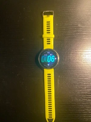 Garmin Forerunner 965 36mm Funda Titanio con Correa Silicona Amarilla... Foto 1 de 4