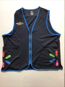 Walmart Proud Associate Uniform Vest Adult Gray Blue Spark Unisex Extra Large - Picture 1 of 14
