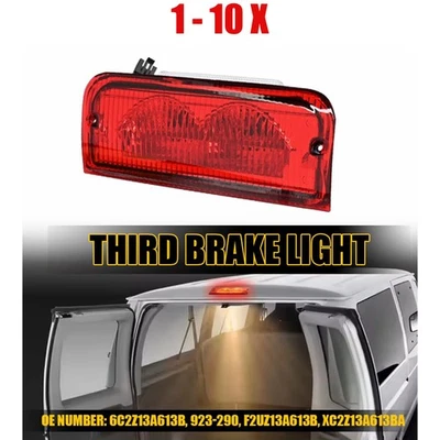 Tercera luz de freno trasera roja 1-10 piezas para Ford E-350 Econoline 1992-1998 2007-2008 Foto 1 de 4
