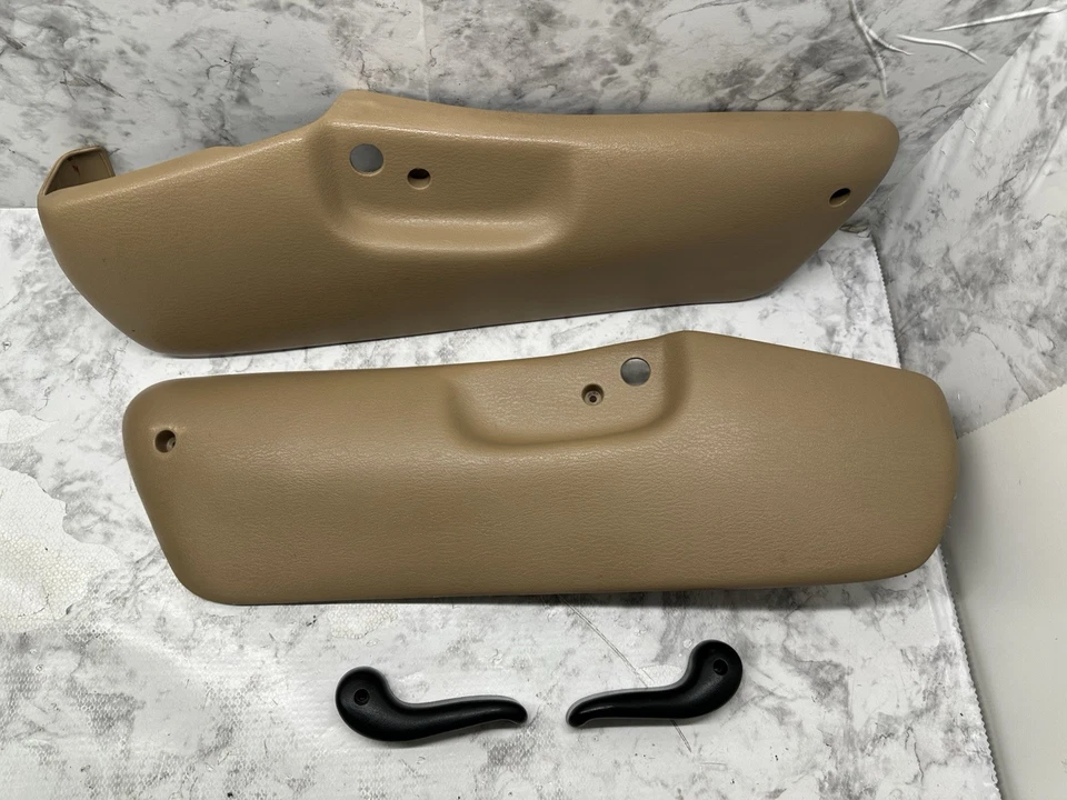 1995-2001 Dodge Ram 1500 Manual Front Seat Trim Molding Left & Right Set Brown - Image 1 of 4