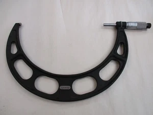 Starrett 436 9-10" Outside Micrometer Nice Condition heavy barrel type. USA - Picture 1 of 6
