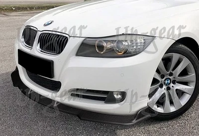 Kit de carrocería de parachoques delantero de fibra de carbono real para BMW E90 sedán 328i 335i 09-11 Foto 1 de 4