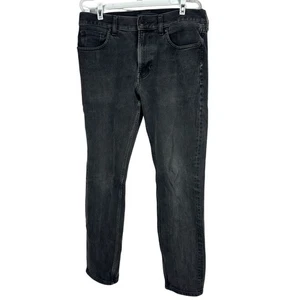 Everlane Uniform Organic Cotton Black Slim Fit Mens Jeans 34x32 Made In Vietnam - Picture 1 of 5