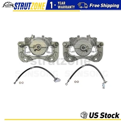 4 pinzas de freno delanteras línea de manguera de freno para Hyundai Tucson 2,7 L 2,0 L Foto 1 de 4