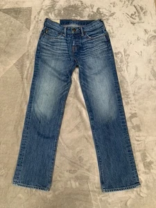 Abercrombie & Fitch Jeans Womens 28X30 Blue Classic Straight Denim - Picture 1 of 15