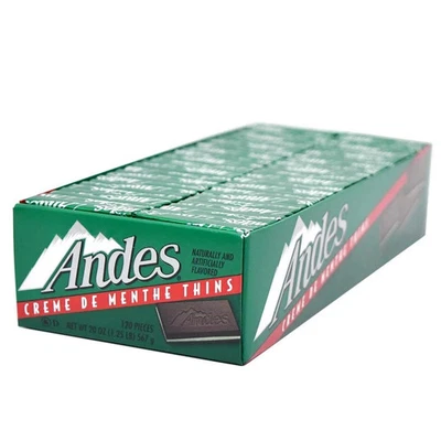 Andes Creme De Menthe Hortelã Fina - Hortelã Após o Jantar - Chocolate Retangular Sa - Imagem 1 de 4
