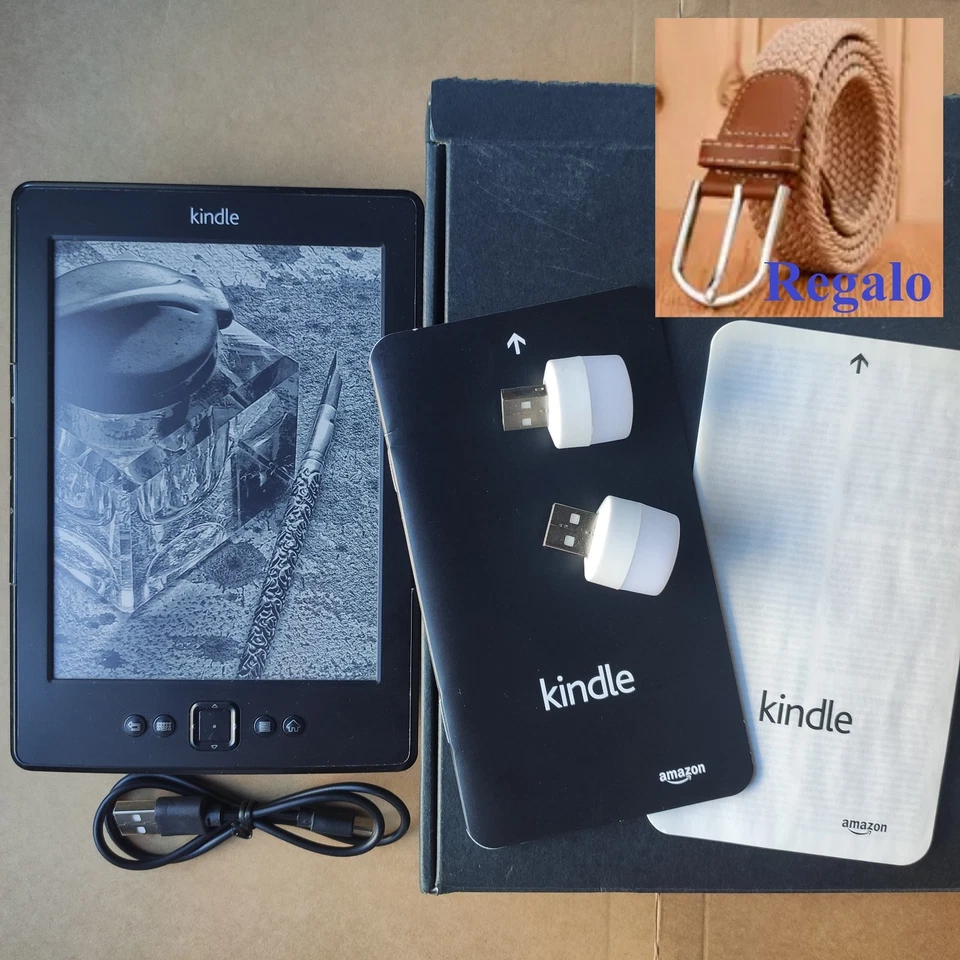 Amazon e-Book Kindle 4ª gen. en buen estado + Regalo - Imagen 1 de 4