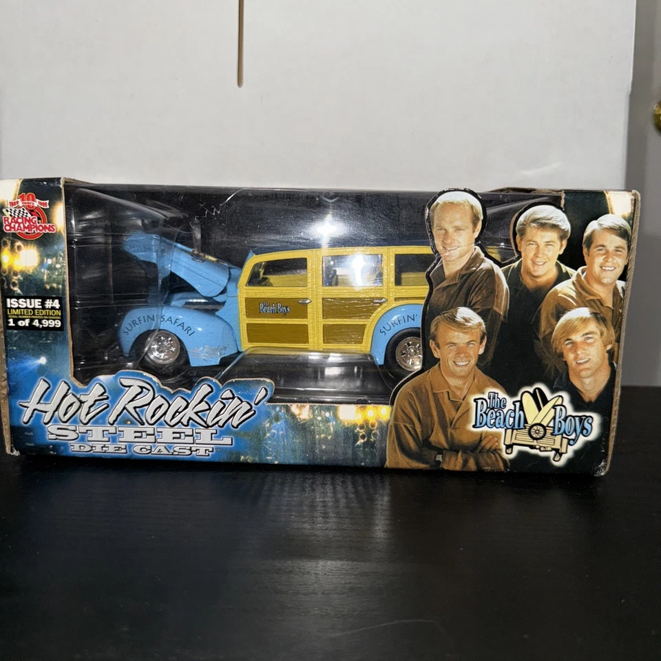 Racing Champions The BEACH BOYS Hot Rockin' carro fundido edição limitada 1:24 novo na caixa - Imagem 1 de 4