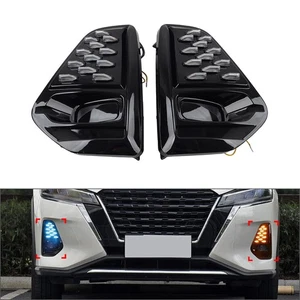 Daytime Running Lights Front Bumper Fog Lamp For Nissan Kicks 2021-2022 - Picture 1 of 16