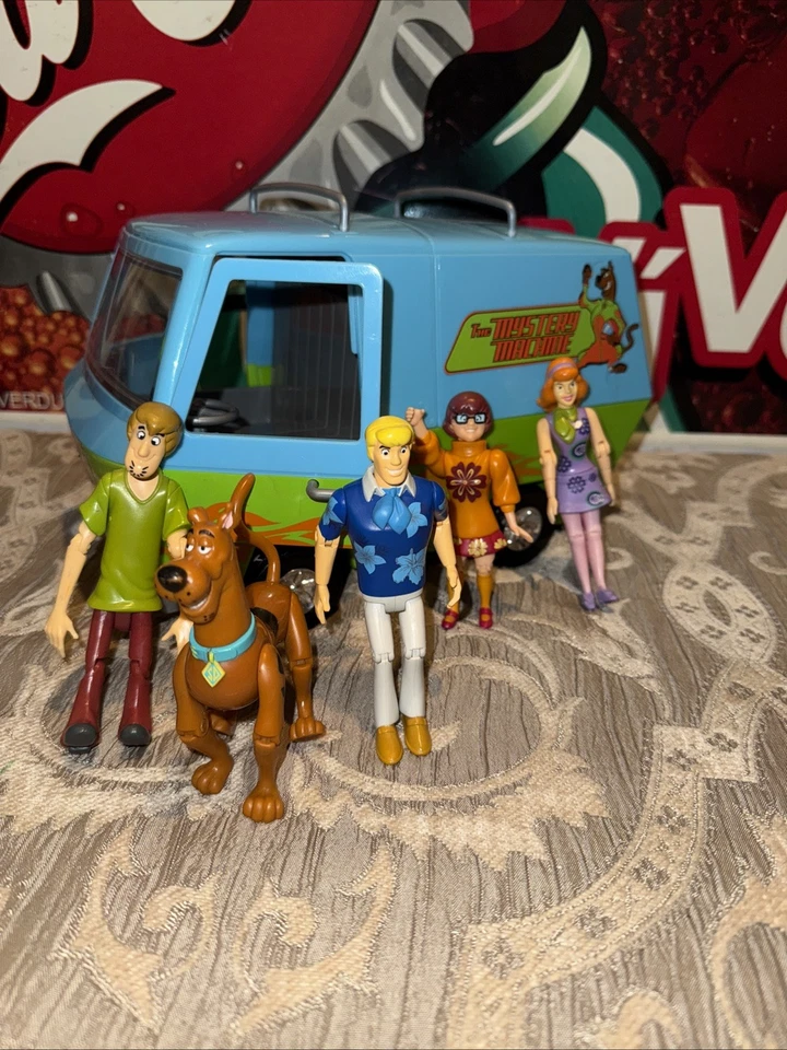 Scooby-Doo! Figura de acción 50 aniversario máquina misteriosa juego con personajes Foto 1 de 4