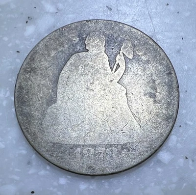 1878 - Seated Liberty Dime 10c - AG - Light Scratches - Image 1 of 2