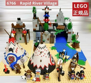 LEGO System Wild West Rapid River Village 6766 Native Americans No Box Used - Picture 1 of 20