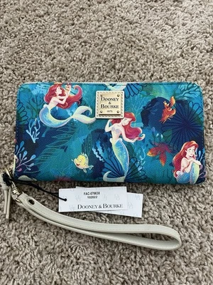 Cartera/muñequera Dooney & Bourke La Sirenita de los Parques Disney - ¡NUEVA!! Foto 1 de 3
