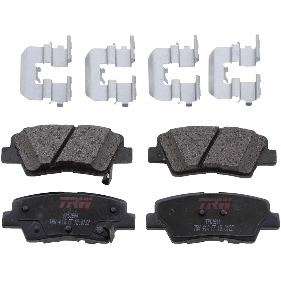 Juego de pastillas de freno traseras TXC1544 TRW de 2 ruedas para Kia Rio Hyundai Accent Elantra Foto 1 de 1
