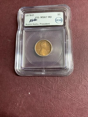 ICG MS67 RD 1978-D Penny  - Image 1 of 4