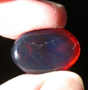 Burbuja de Agua Enhidro con Sedimento en AZUL Ámbar Birmano Fósil Dinosaurio Edad - Imagen 1 de 17