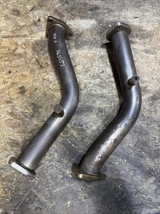 Nissan 350Z 2007-2009 VQ35HR PAIR Exhaust Catalytic Converter Pipes - Picture 1 of 5
