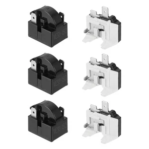 Set 3 Relè Avviamento Frigorifero PTC 15 Ohm 3 Pin e 1/6HP Protezione Sovraccarico - Foto 1 di 6