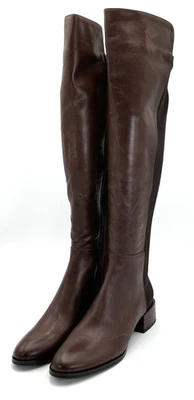 Spring Step Rider Women's Size 7.5 US 38 EU Dark Brown Knee High Leather Boots - Image 1 of 4